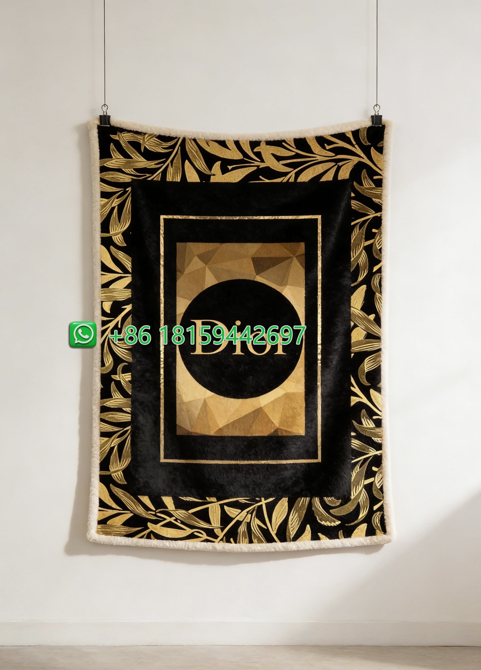 Dior Throw Blankets